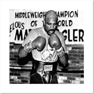 Marvin Hagler Fight Posters and Art